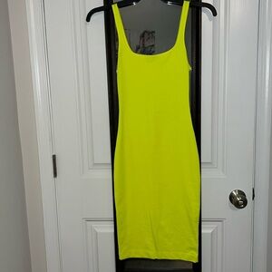 Zara Neon contour Midi Dress